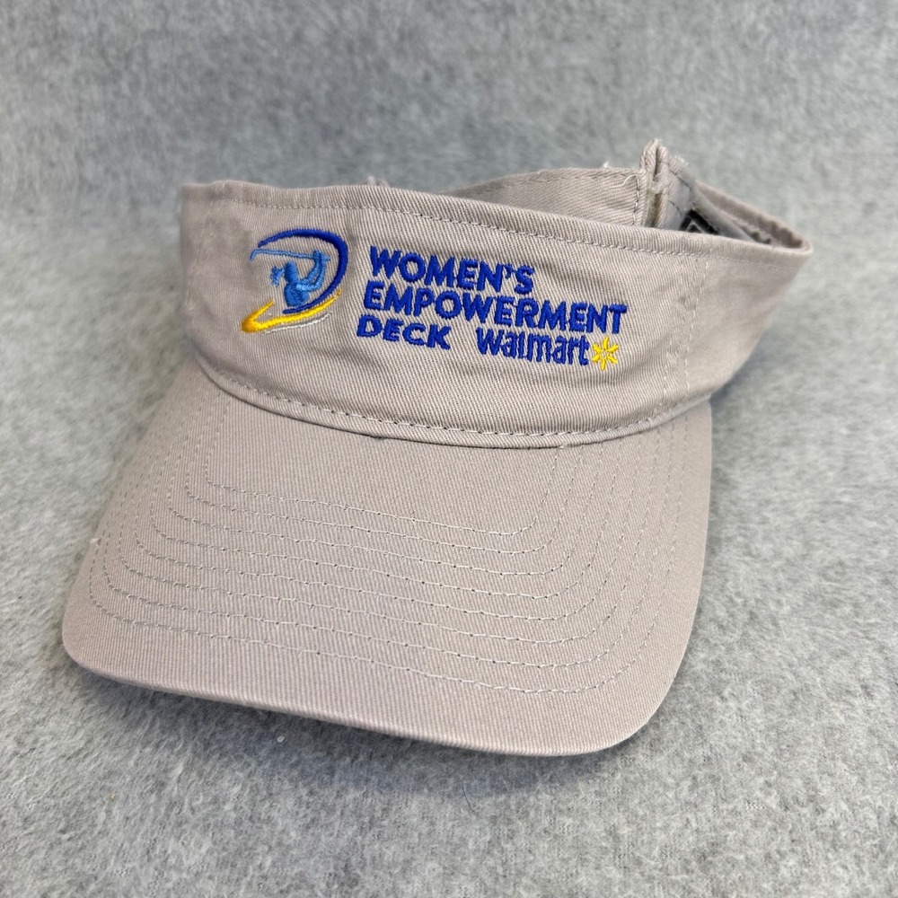 Women's Empowerment Deck Womens Grey Walmart Visor Hat Adjustable OSFM